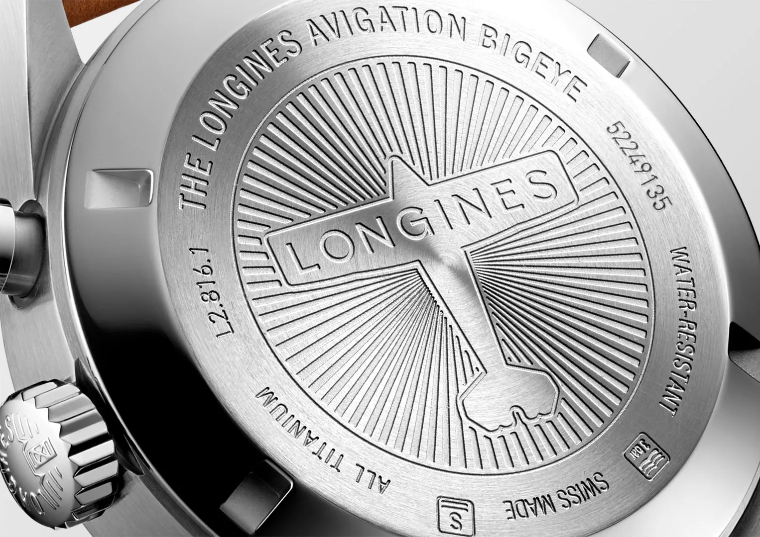 Inside that engraved case back is a serious chronograph movement